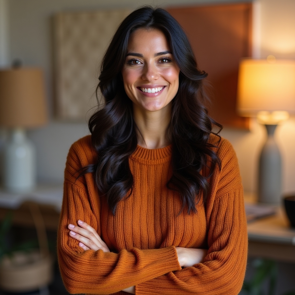 Portrait von Mara Delgado, verantwortlich für Textinhalte und Raumkonzepte
