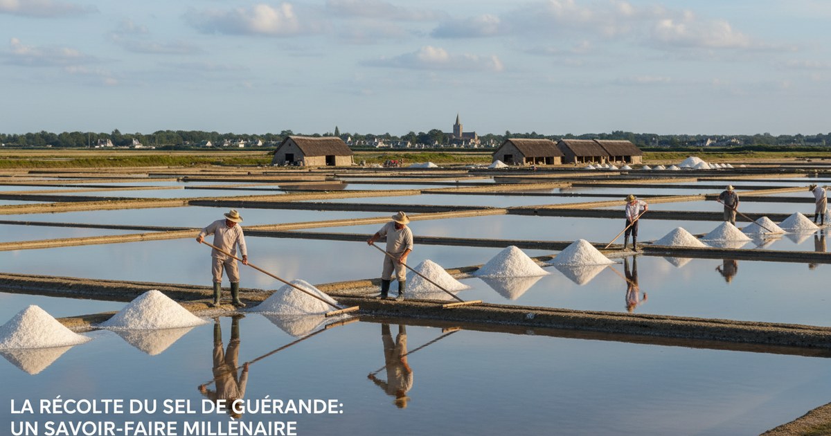 La récolte du sel de Guérande : un savoir-faire millénaire