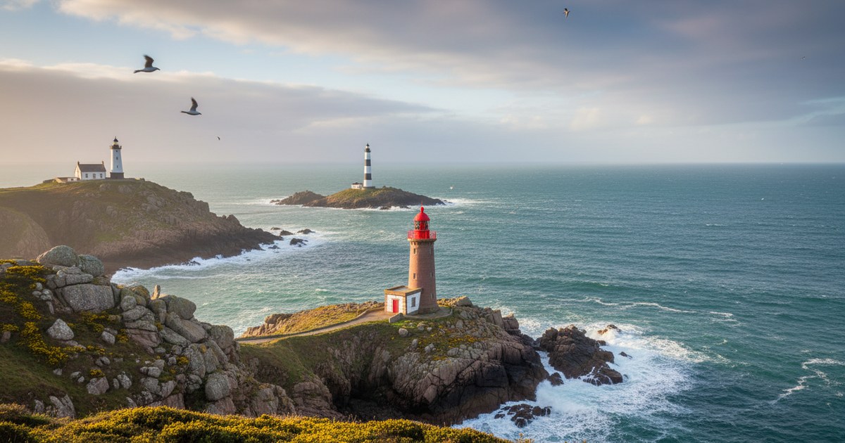 Les phares emblématiques de la côte bretonne nord