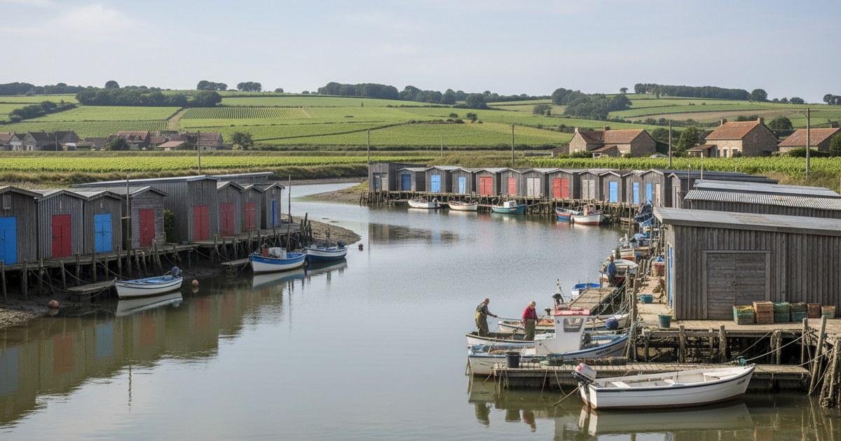Villages de pêcheurs charentais authentiques