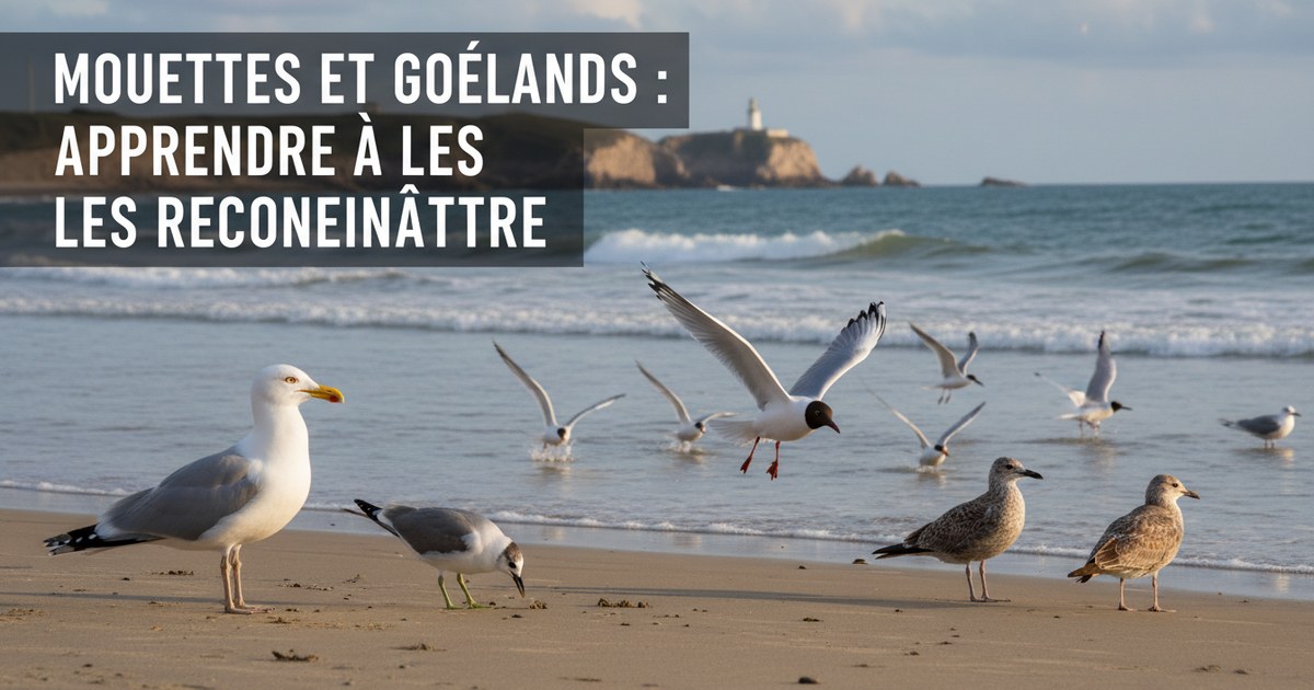 Mouettes et goélands : apprendre à les reconnaître